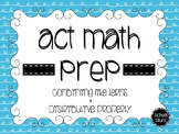 ACT Math Prep: Combining Like Terms and Distributive Property