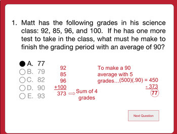 printable act math practice test 72 pre explinations