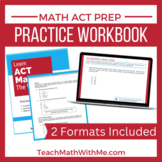 ACT Math Practice Workbook - 170+ Questions/Answers - Dist