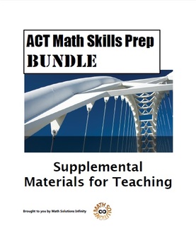 Preview of ACT Math Skills Prep BUNDLE