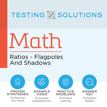 Preview of ACT Math - Ratios - Flagpoles And Shadows