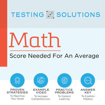 Preview of ACT Math - Score Needed For An Average Of...
