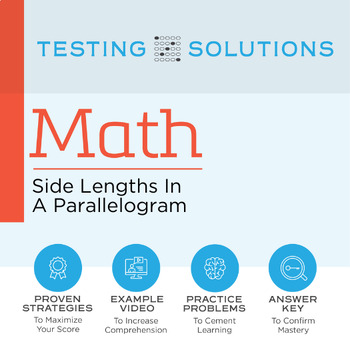 Preview of ACT Math - Side Lengths Of A Parallelogram