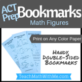 ACT Prep Bookmark - Math Figures for the ACT