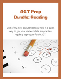 ACT Prep Reading Practice BUNDLE
