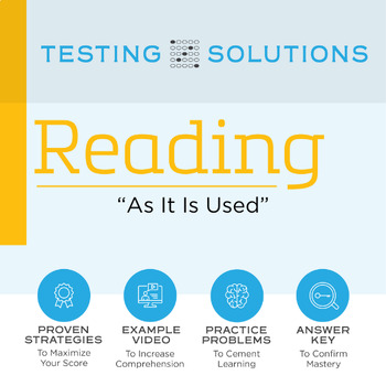 Preview of ACT Reading - As It Is Used Questions