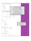 ACT / SAT Math Strategies