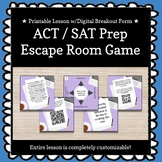 ★ Digital + Printable ★ ACT / SAT Prep Customizable Breakout Game