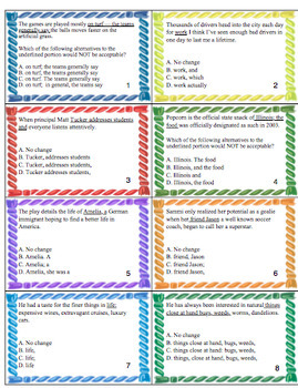 Punctuation Task Cards by Let's Get Literature | TPT