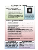 ACT Science Test Tip Sheet