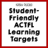 SPANISH ACTFL 5Cs student-friendly posters