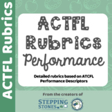 ACTFL Performance Rubrics