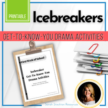 Preview of ACTING Icebreaker Get to Know You Drama Activities