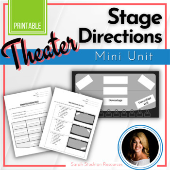Preview of ACTING Introduction to Stage Directions | Drama Activities