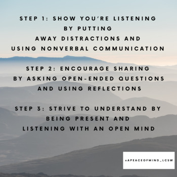 Preview of ACTIVE LISTENING