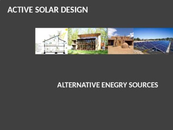 Preview of Sustainable Green ACTIVE SOLAR DESIGN PowerPoint Presentation STEM STEAM