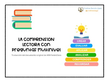 Actividad Multinivel Comprensi N Lectora Y Preguntas Con Taxonom A De Bloom