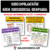 ACTIVIDADES PARA EL MES DE LA HERENCIA HISPANA (BUNDLE)