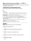 ACTIVITY Worksheet IV DV Practice Problems with KEY NGSS A