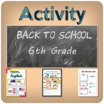 Preview of ACTIVITY for ESL learners: BACK TO SCHOOL (False Beginners)