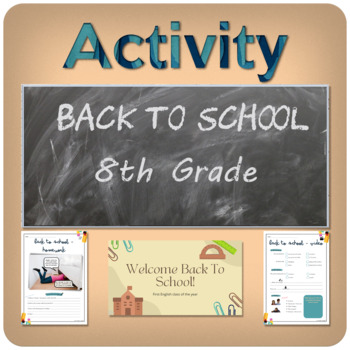 Preview of ACTIVITY for ESL learners: BACK TO SCHOOL (Intermediate)