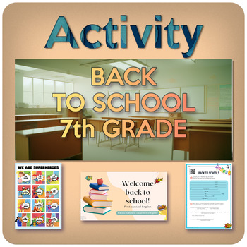 Preview of ACTIVITY for ESL learners: BACK TO SCHOOL (Low Intermediate)