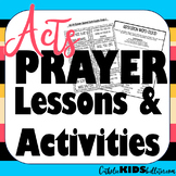 ACTS Prayer Lessons: Worksheets, Activity, Task Cards