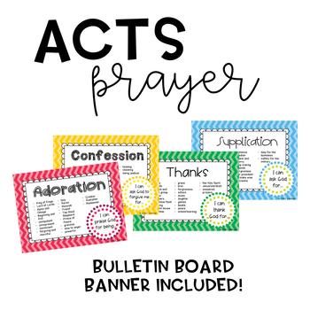 Preview of ACTS Prayer Model Posters