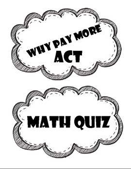 act math practice with explanation