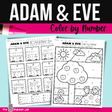 ADAM & EVE Color by Number Bible Activity