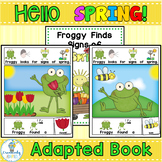 Interactive Adapted Book Spring Frog