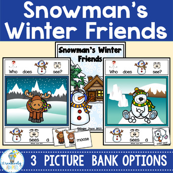 Preview of ADAPTED BOOK-Snowman and Winter Animal Friends (PreK-2/SPED)