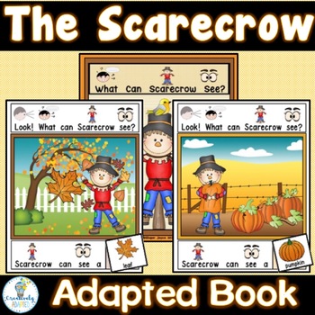 Preview of Fall Scarecrow -Adapted Book (PreK-2/ELL/Autism/SPED)