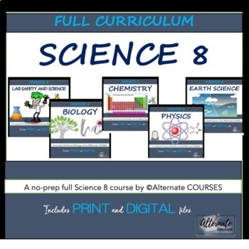 Preview of BC Science 8 FULL COURSE (print and digital)