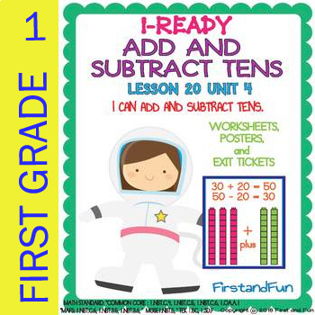 Preview of ADD AND SUBTRACT TENS UNIT 4 LESSON 20 MAFS COMMON CORE TEK MGSE i READY