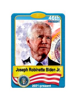 Preview of ADD-ON to U.S. Presidents Bulletin Board Set - Joe Biden 46th