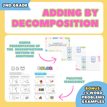 Preview of ADDING BY DECOMPOSITION WORKSHEET