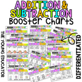 ADDITION AND SUBTRACTION BOOSTER CHARTS *DIFFERENTIATED* V