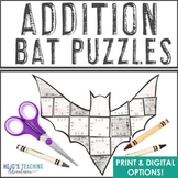 ADDITION Bat Math Game | Halloween Puzzle | FUN Stellaluna