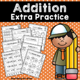 Addition Extra Practice Printables