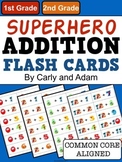 SUPERHERO Addition Flash Cards