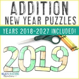 ADDITION New Years 2024 Craft Worksheet | Chinese New Year