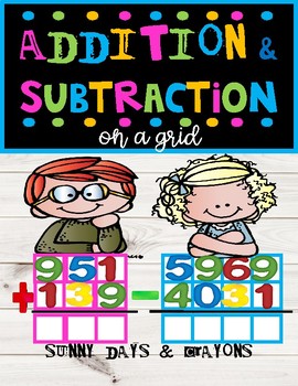 Preview of DISTANCE LEARNING/ HOMESCHOOLING ADDITION & SUBTRACTION WORKSHEETS