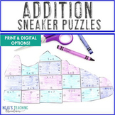 ADDITION Sneaker Math Puzzles | FUN Sports Theme Classroom