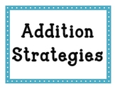 ADDITION Strategies - Math Posters