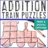 ADDITION Train Craft: Polar Express Math Game Activity Rev