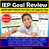 ADDITION WORD PROBLEMS Sums Up To 20 with Supportive Steps