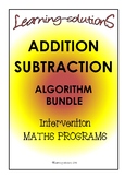 ADDITION & SUBTRACTION ALGORITHM Mega-Bundle - Programs + 