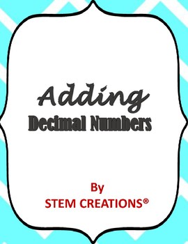 Preview of ADDITION OF DECIMAL NUMBERS