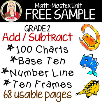 Preview of FREE! ADD/SUBTRACT with HUNDREDS CHART
